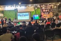 Semarak Piala Dunia 2026, Nobar Gembira Korem 052/Wijayakrama Perkokoh Kemanunggalan TNI dengan Rakyat