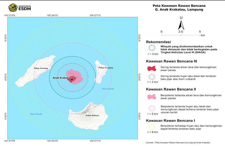 Update Aktivitas Gunung Anak Krakatau Level III Siaga, Diskominfo Imbau Jangan Percaya Isu tentang Erupsi