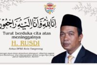 Rusdi Alam Menghadap Sang Maha Kuasa, JTR Kehilangan Sosok Teladan di Gedung DPRD