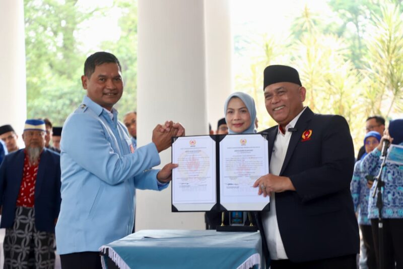 Pengurus KONI Dilantik, Bupati Serang Ratu Zakiyah Minta Intensif Lakukan Pembinaan Cabor