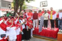 Semarakkan Jalan Sehat HUT RI, Wabup Intan Dorong Semangat Gotong Royong dan Persatuan
