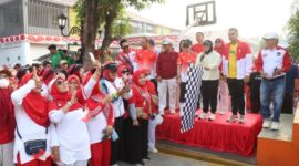 Semarakkan Jalan Sehat HUT RI, Wabup Intan Dorong Semangat Gotong Royong dan Persatuan