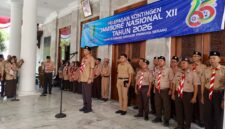 Lepas Peserta Jambore Nasional XII, Sekda Kabupaten Serang Minta Peserta Jaga Mental dan Fisik